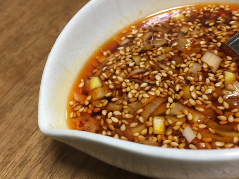 ラー油たっぷりピリ辛ダレ レシピ 作り方 By Mayu 12 楽天レシピ